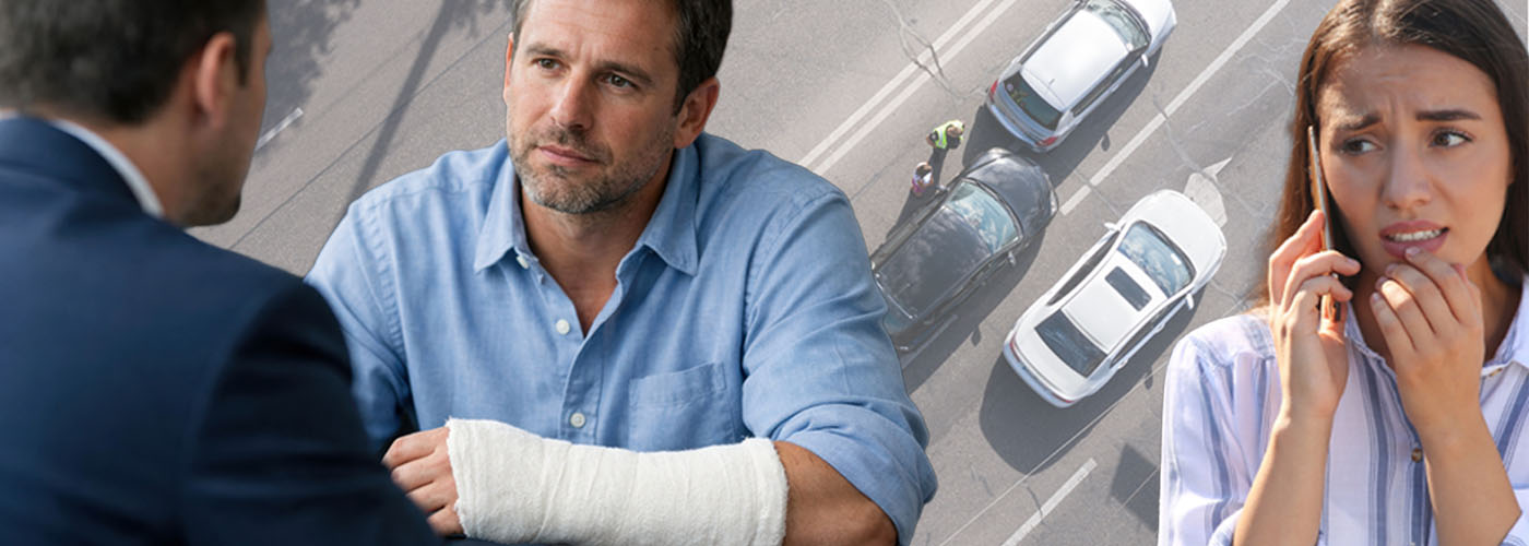 Injured clients meeting with a Pinnacle Injury Law attorney