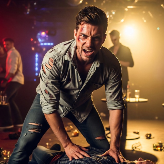 Injured patron in nightclub after bouncer assault