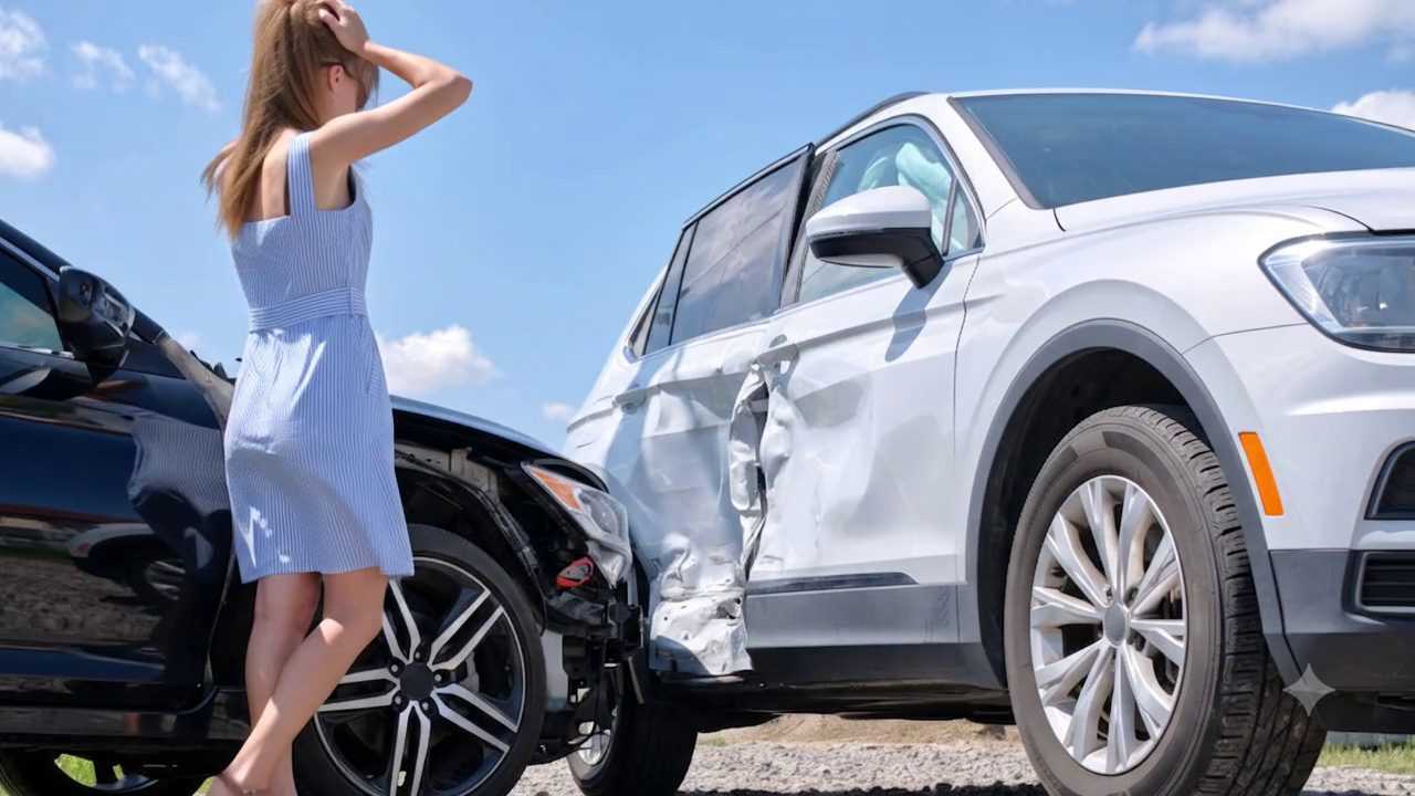 New Jersey car accident crash scene